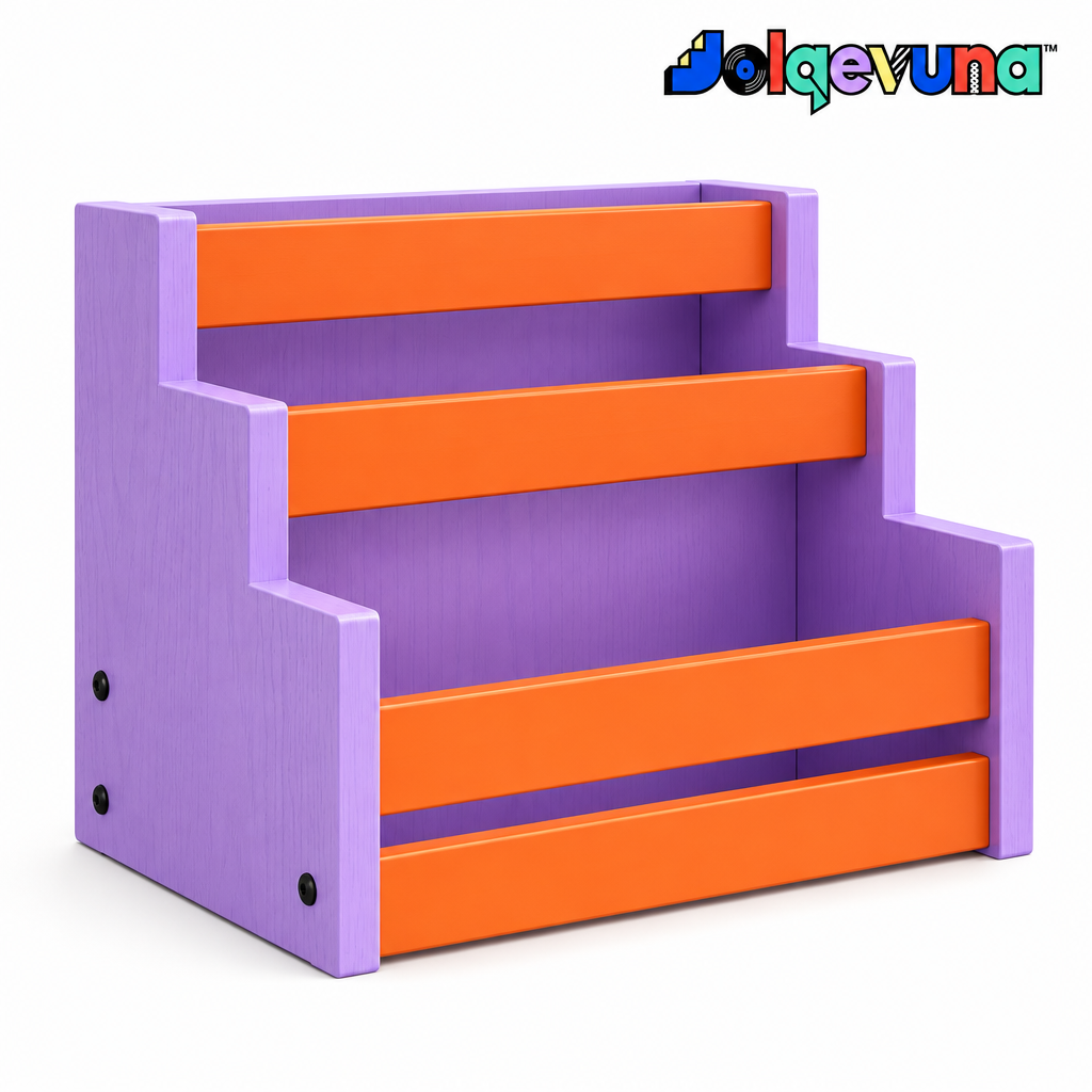 Jolqevuna™ Lavender Step Record Rack view 4
