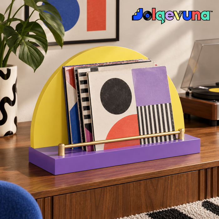 Jolqevuna™ Yellow Sun Record Display view 1