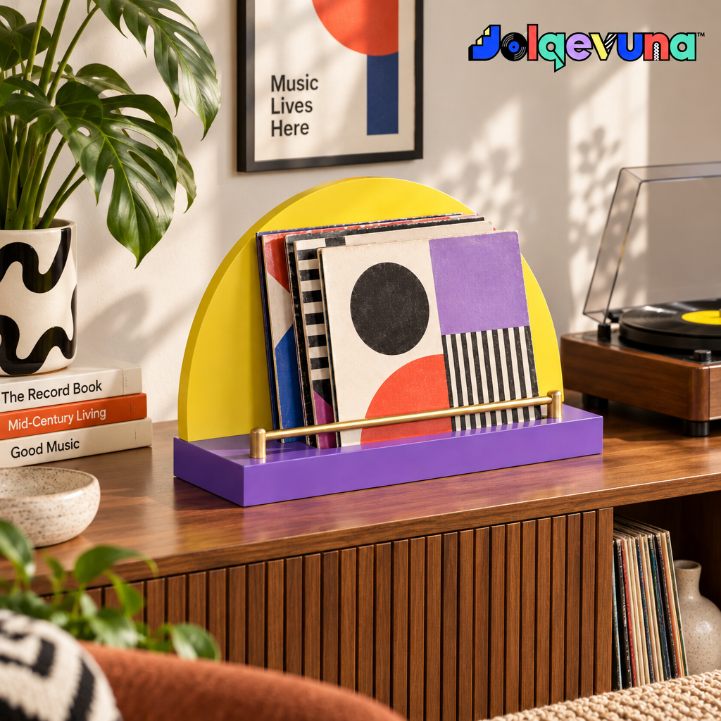 Jolqevuna™ Yellow Sun Record Display view 2