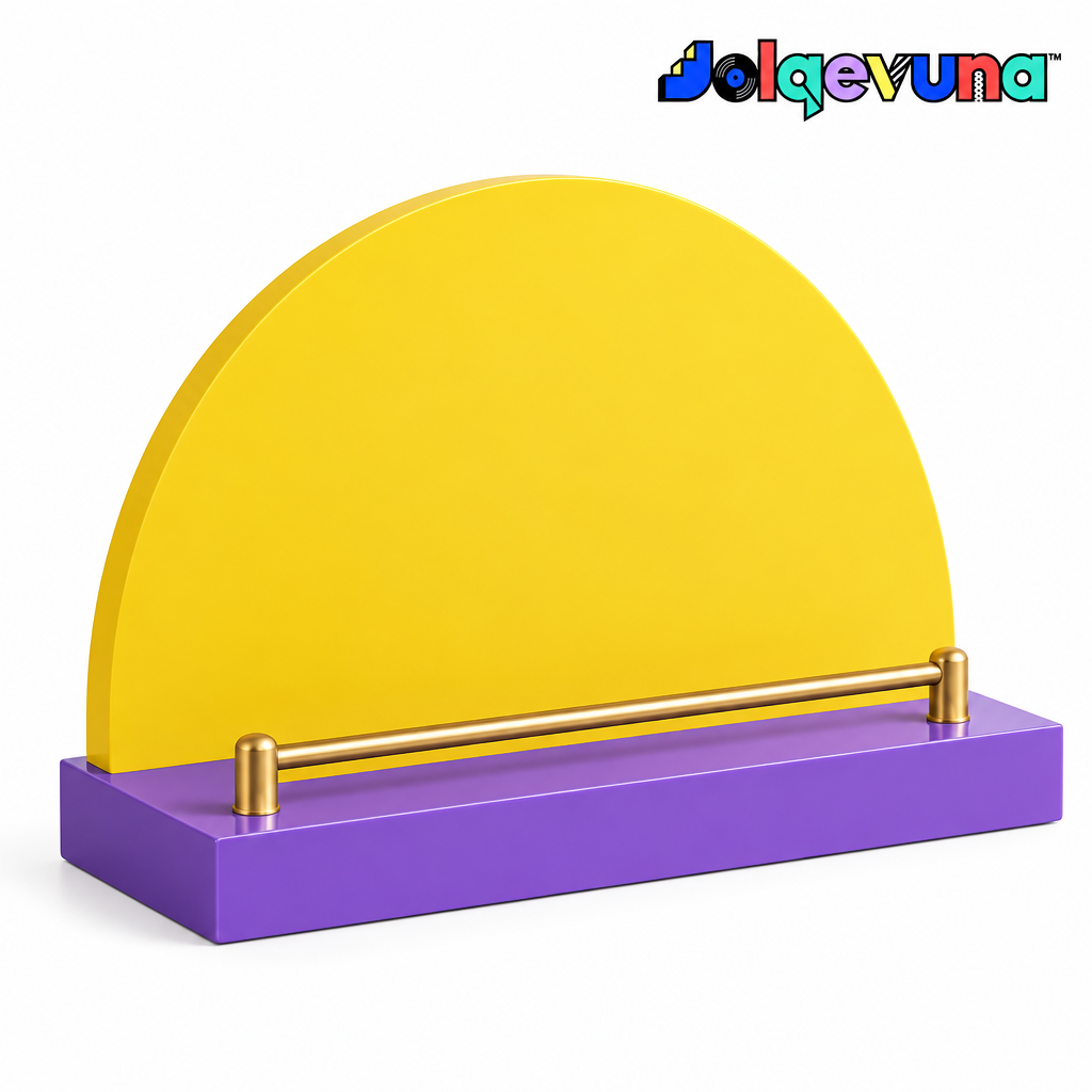 Jolqevuna™ Yellow Sun Record Display view 4