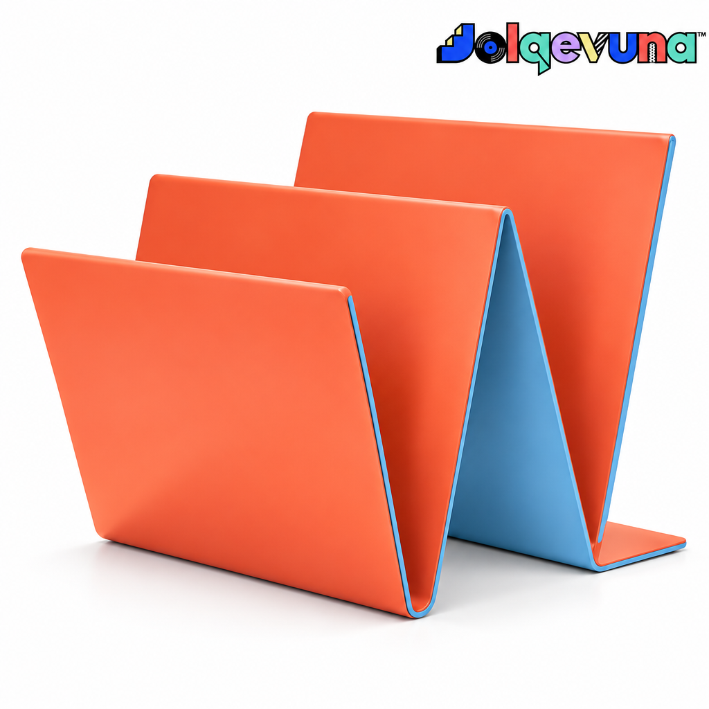 Jolqevuna™ Coral Zigzag Magazine Rack view 4