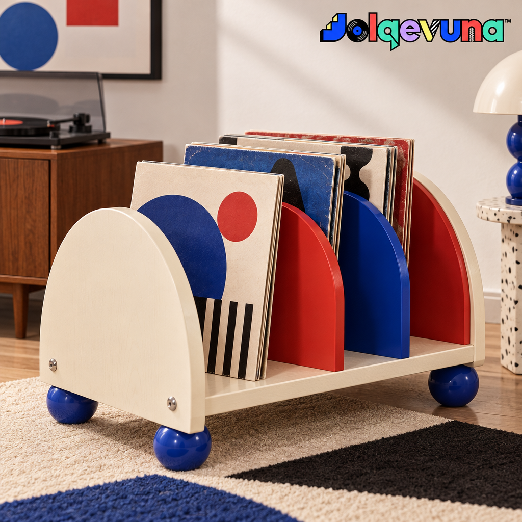 Jolqevuna™ Primary Arch Divided Record Rack view 1