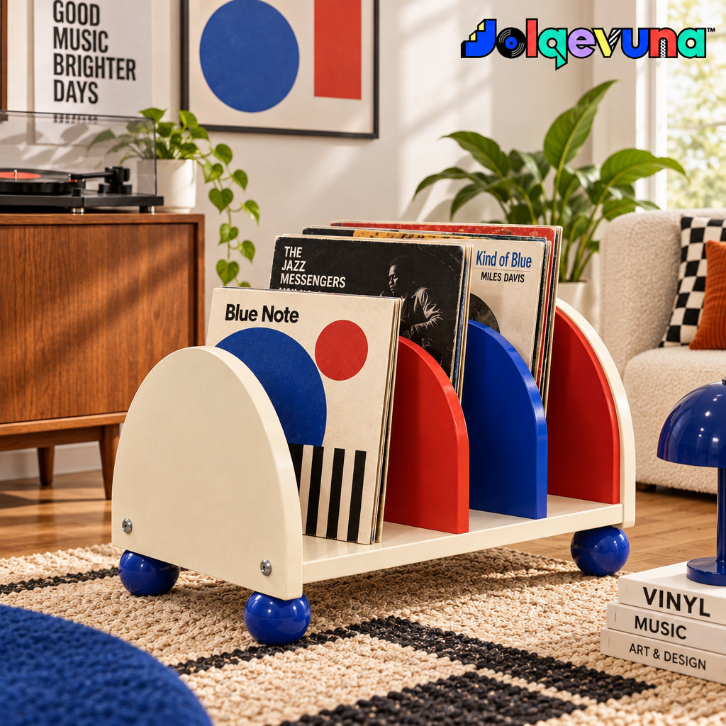 Jolqevuna™ Primary Arch Divided Record Rack view 2