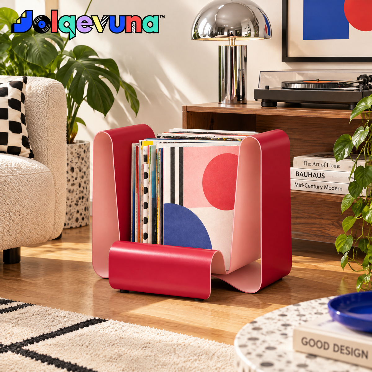 Jolqevuna™ Rose Ribbon Magazine Holder view 2