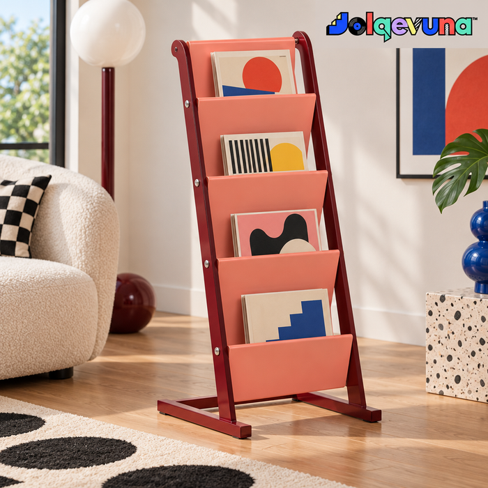 Jolqevuna™ Coral Ladder Magazine Stand view 1