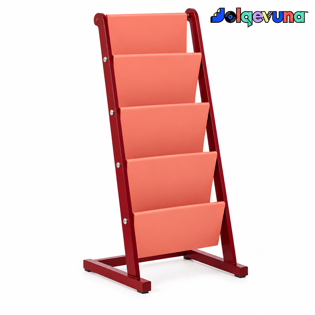 Jolqevuna™ Coral Ladder Magazine Stand view 4