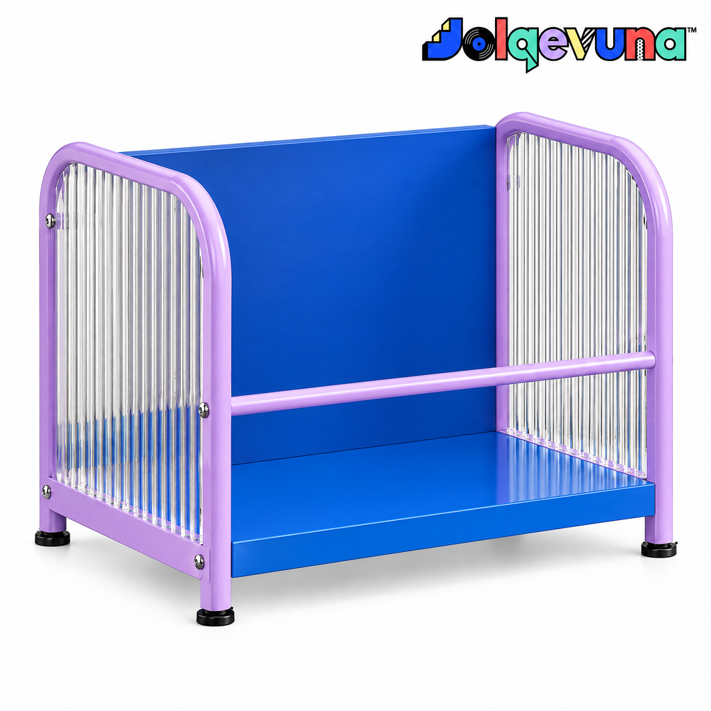Jolqevuna™ Lavender Ribbed Record Rack view 4