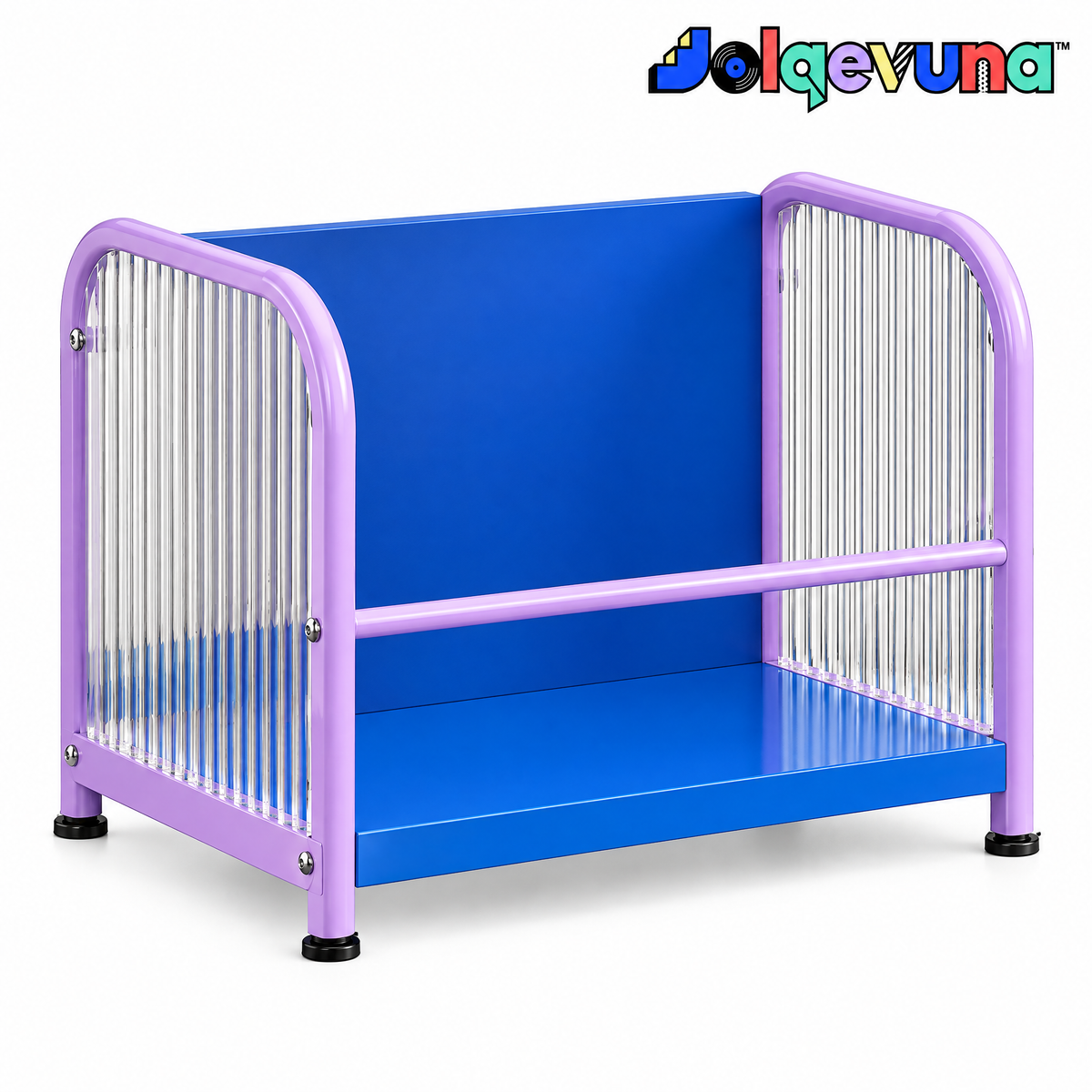 Jolqevuna™ Lavender Ribbed Record Rack view 4